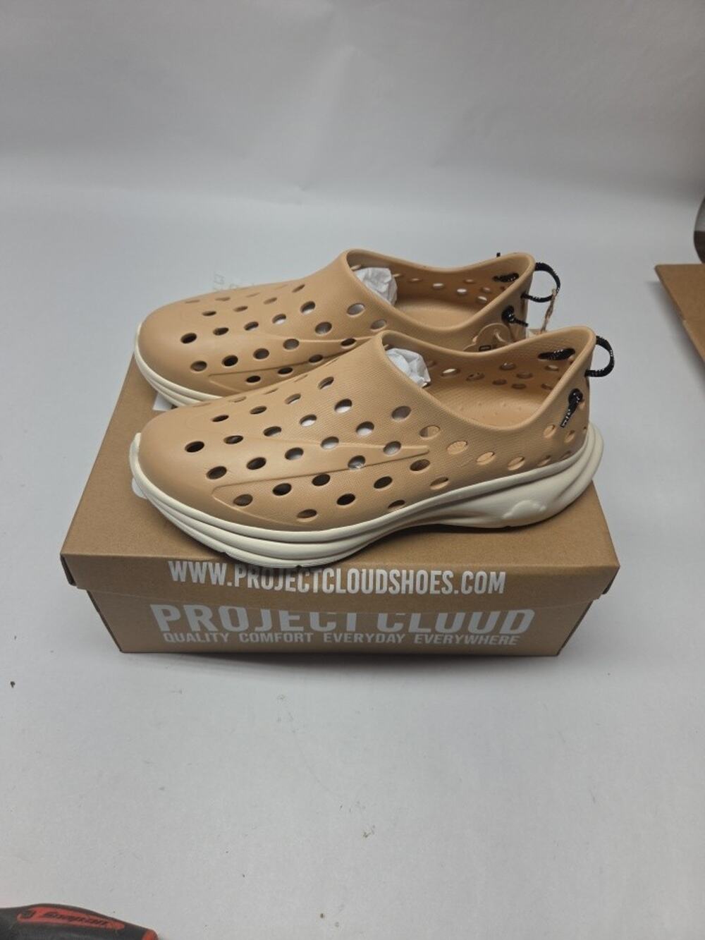 Project Cloud Recovery Shoes Women’s 8 M-9 Tan Non Slip Waterproof Slip On